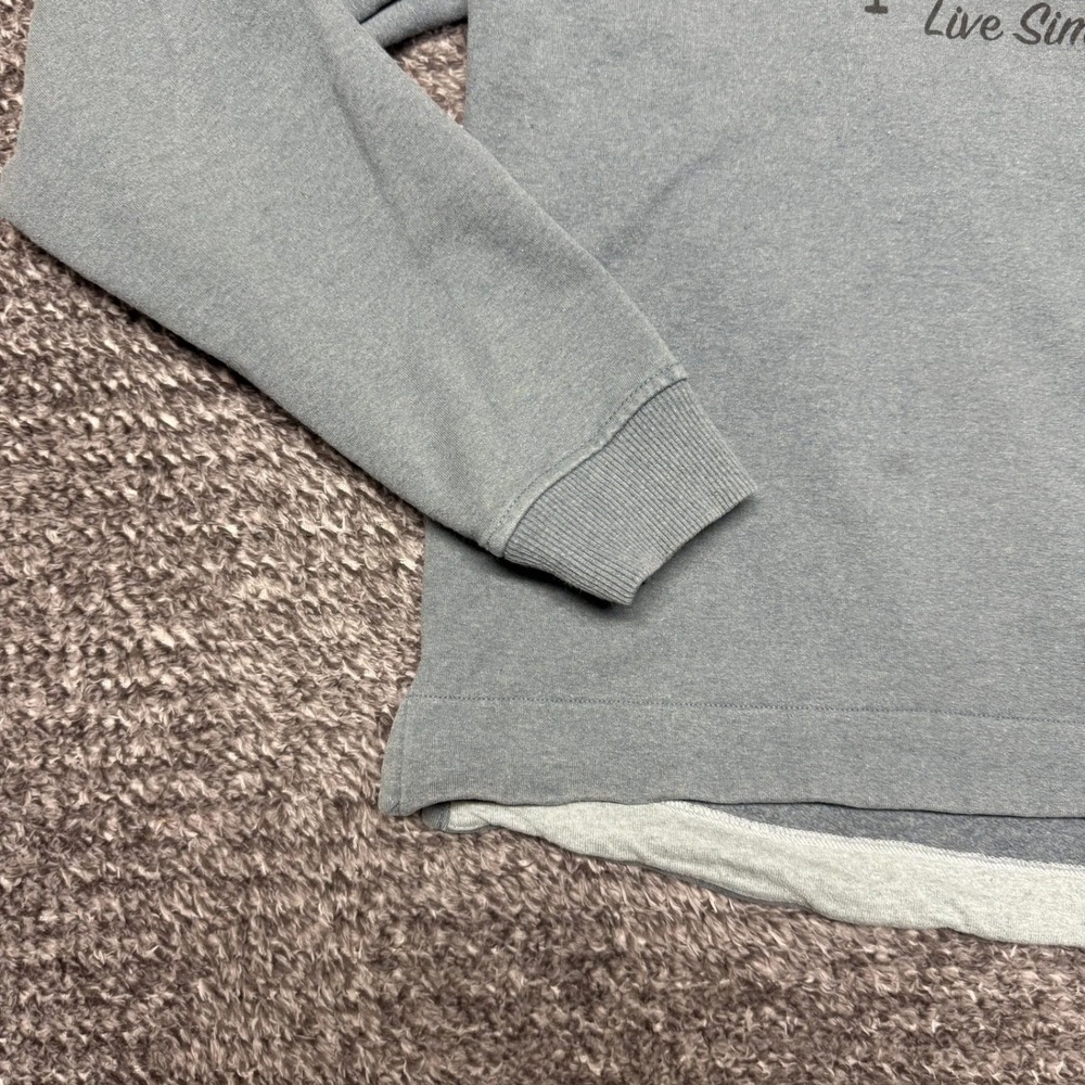 Patagonia Mens Uprisal Crew Sweatshirt L Gray Live Simply Camper Graphic - Picture 4 of 9